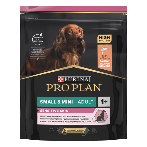 Purina Pro Plan Dog Small & Mini Adult Sensitive Skin – Суха храна за кучета