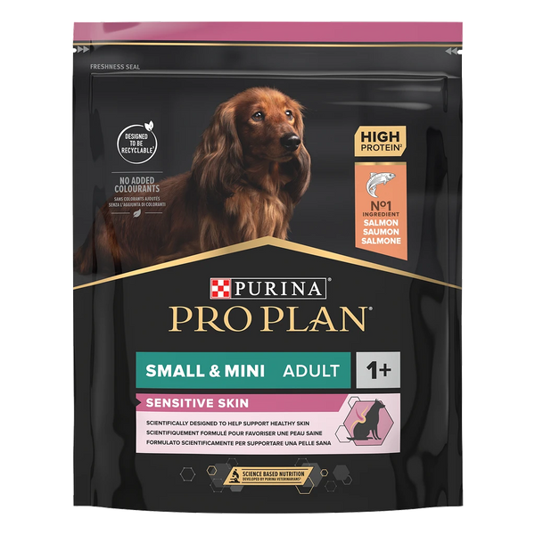 Purina Pro Plan Dog Small & Mini Adult Sensitive Skin – Суха храна за кучета
