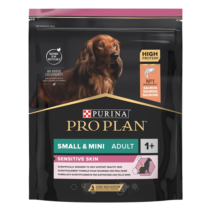 Purina Pro Plan Dog Small & Mini Adult Sensitive Skin – Суха храна за кучета
