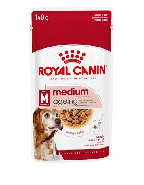 Royal Canin Medium Ageing Pouch – Хапки в сос за кучета