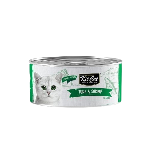 Kit Cat Deboned Toppers Tuna & Shrimp in Aspic – допълваща мокра храна за котки