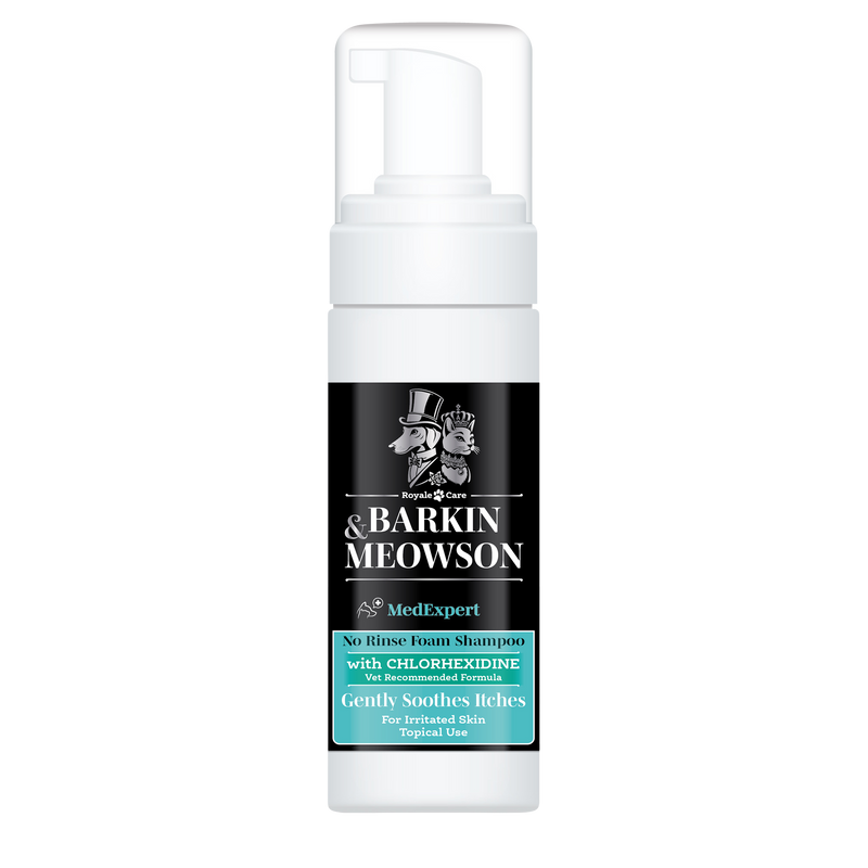 Barkin & Meowson MedExpert Chlorhexidine – Сух шампоан-пяна за кучета и котки
