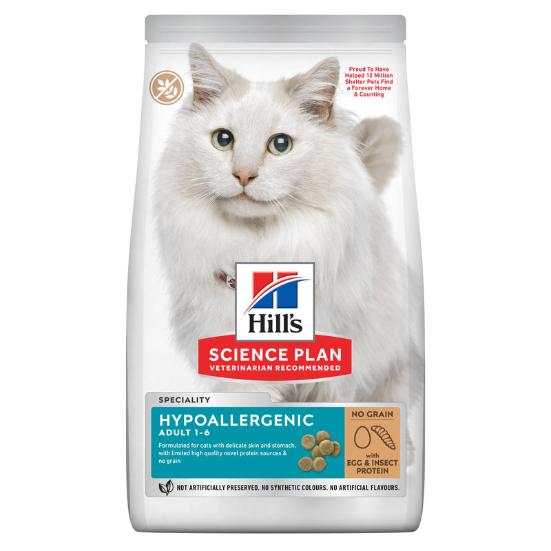 Hill's Science Plan Adult Hypoallergenic No Grain – храна за котки