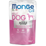 Monge Grill Adult Dog Chunkies rich in Pork