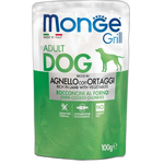 Monge Grill Adult Dog Chunkies rich in Lamb with Vegetables