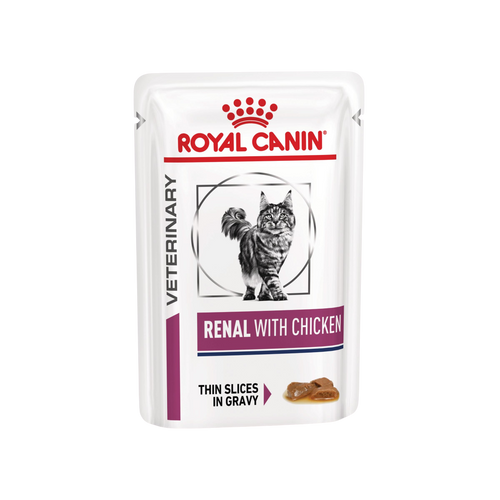Royal Canin Veterinary Renal Cat Chicken – Пауч за котки