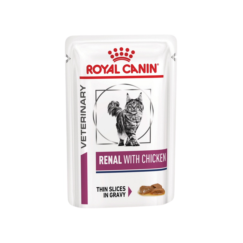 Royal Canin Veterinary Renal Cat Chicken – Пауч за котки