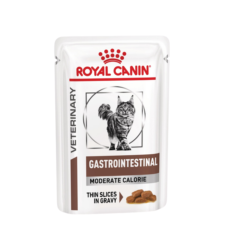Royal Canin Veterinary Gastrointestinal Moderate Calorie Cat – Пауч за котки