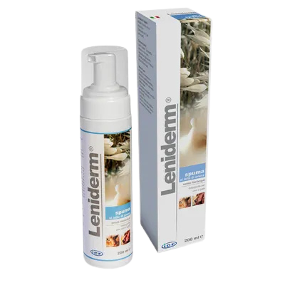 Leniderm - почистваща пяна за чувствителна кожа