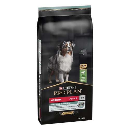 Purina Pro Plan Medium Adult Sensitive Digestion – Суха храна за кучета