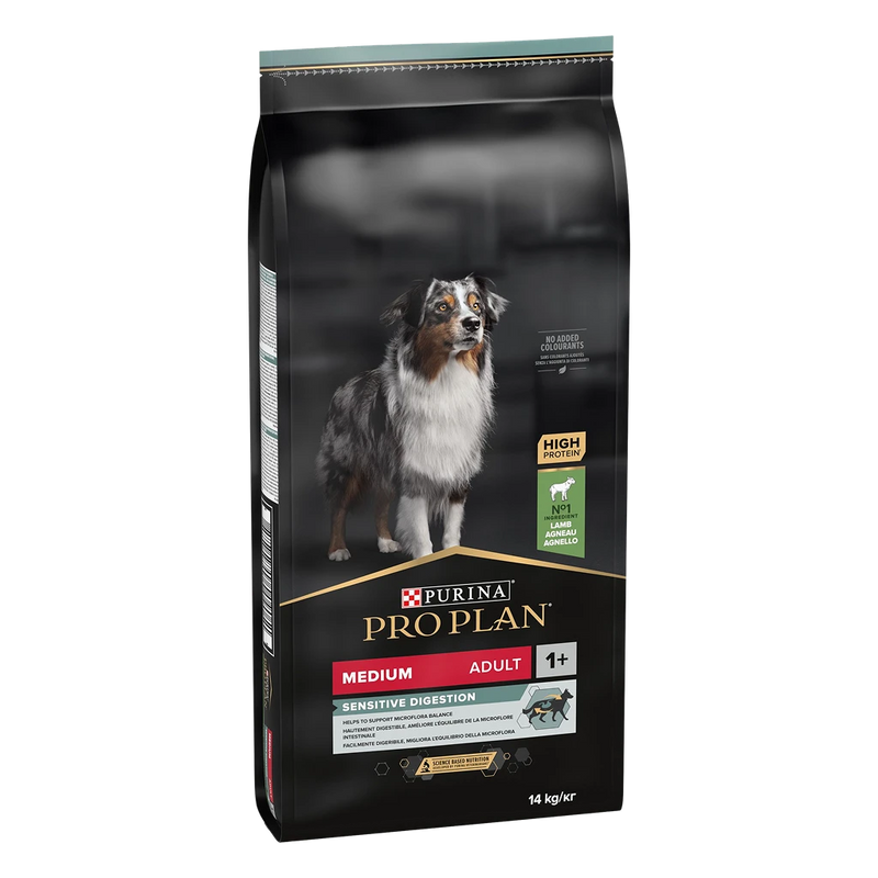 Purina Pro Plan Medium Adult Sensitive Digestion – Суха храна за кучета