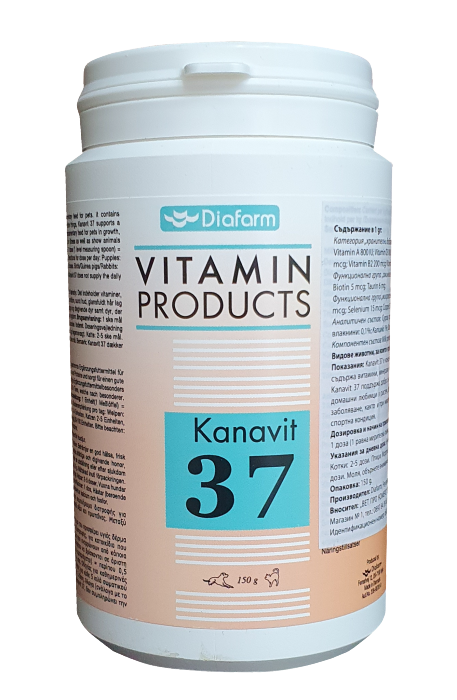 Kanavit 37 - мултивитамини за кучета и котки