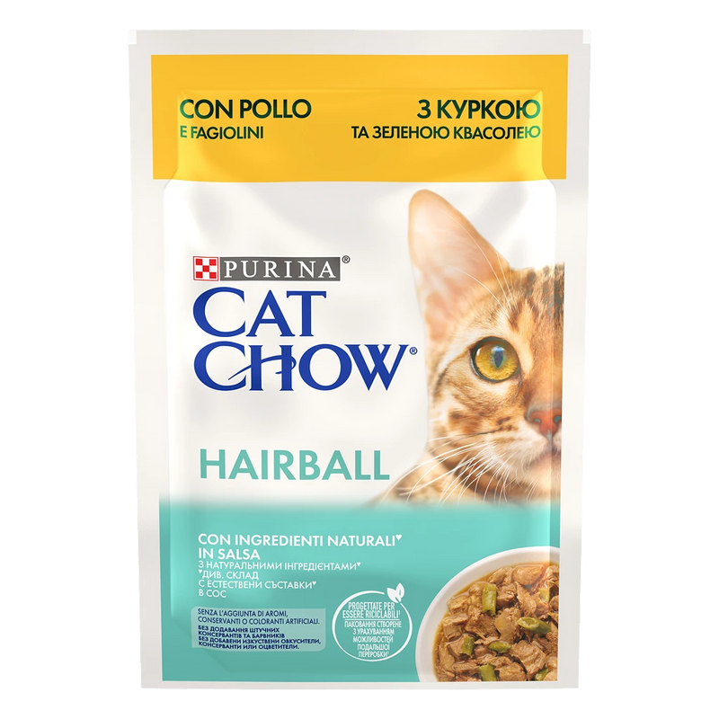 Purina Cat Chow Hairball Control – Пауч за котки