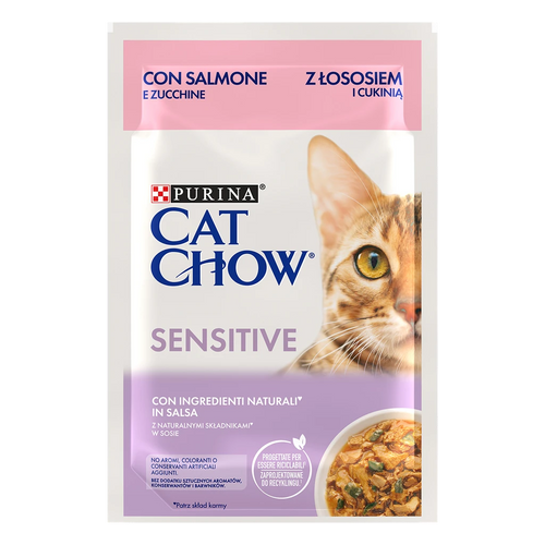 Purina Cat Chow Sensitive – Пауч за котки