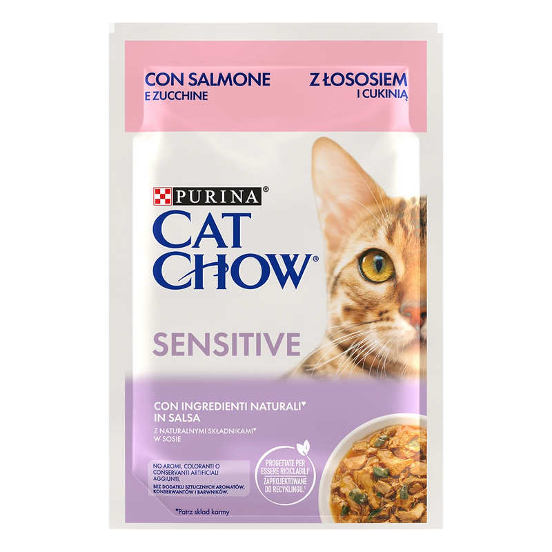 Purina Cat Chow Sensitive – Пауч за котки
