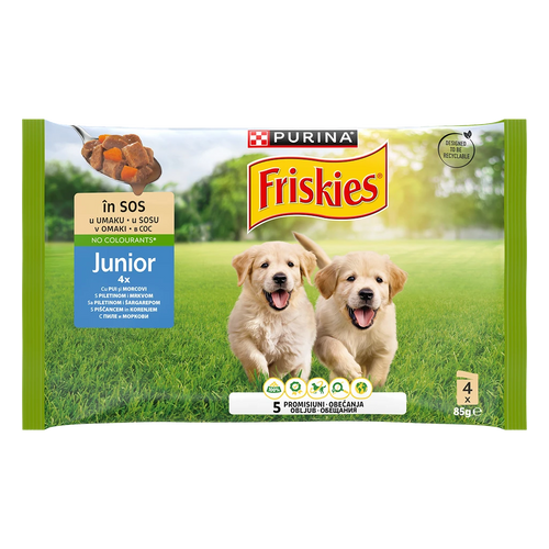 Purina Friskies Puppy – Мултиопаковка пауч за кученца