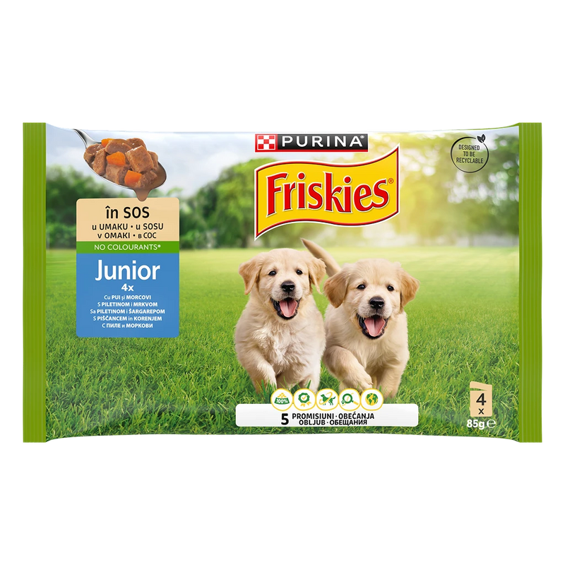 Purina Friskies Puppy – Мултиопаковка пауч за кученца
