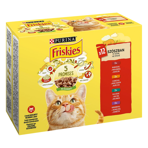 Purina Friskies – Мултиопаковка пауч за котки
