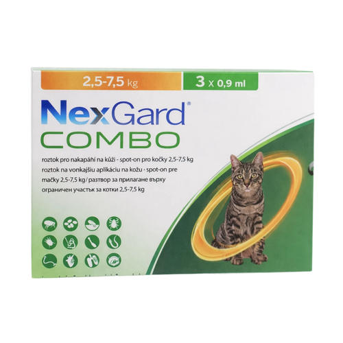 NexGard Combo за котки - 3 пипети