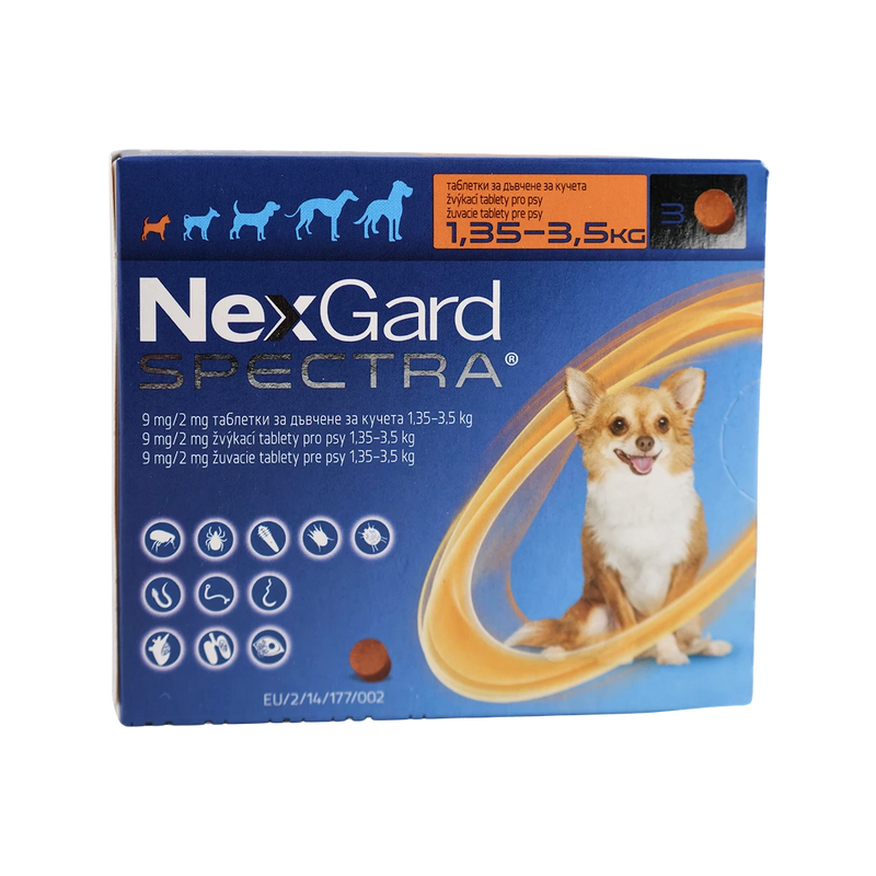 NexGard Spectra защита от вътрешни и външни паразити
