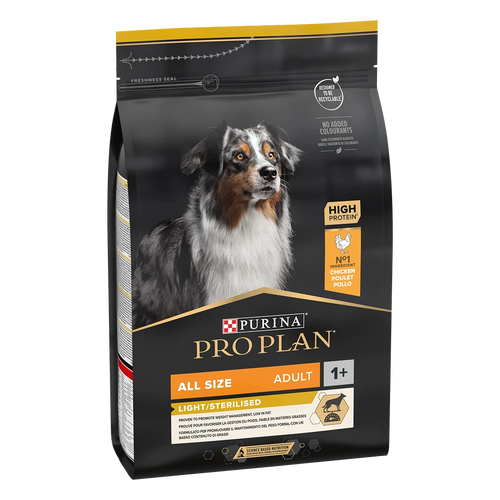 Purina Pro Plan All Size Adult Light Sterilised – Суха храна за кучета