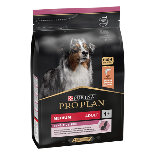 Purina Pro Plan Medium Adult Sensitive Skin – Суха храна за кучета