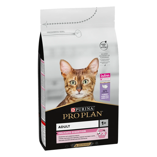 Purina Pro Plan Delicate Digestion Adult Cat Turkey – Суха храна за котки