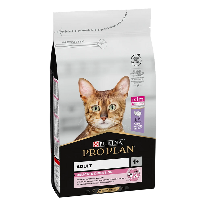 Purina Pro Plan Delicate Digestion Adult Cat Turkey – Суха храна за котки