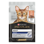 Purina Pro Plan Indoor - Мокра храна за котки в зряла възраст на закрито със сьомга, пауч 85 g