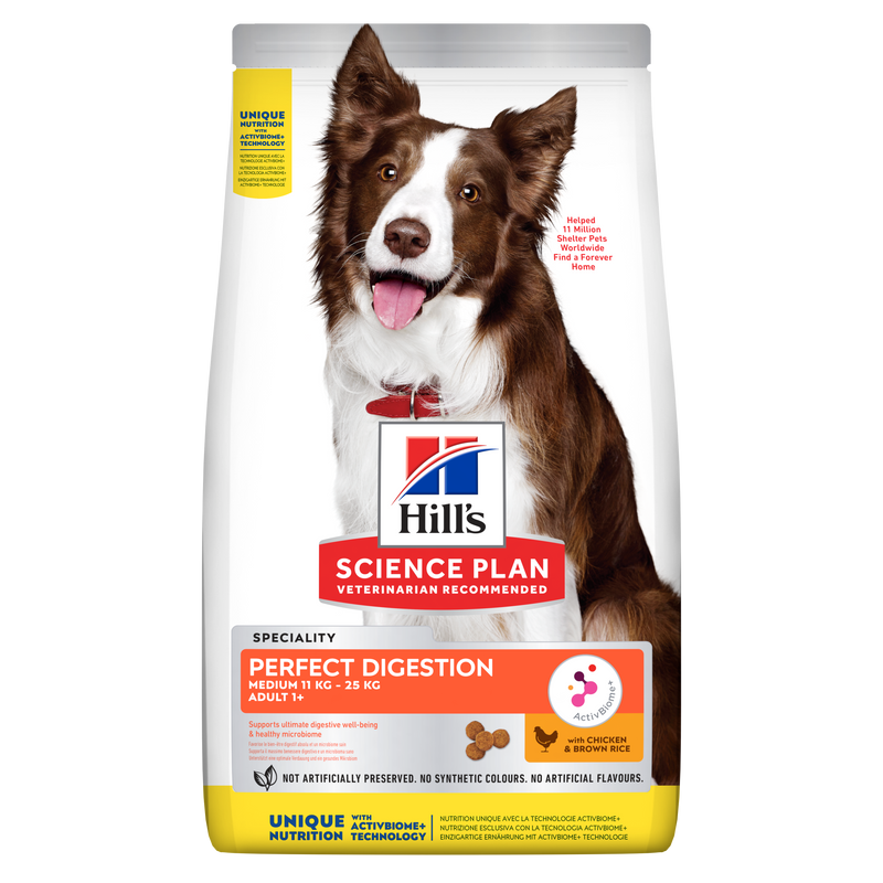 Hills Science Plan Perfect Digestion Medium Adult – суха храна за кучета