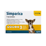 Simparica - таблетки срещу бълхи и кърлежи за кучета 1.3-2.5 кг
