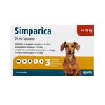 Simparica - таблетки срещу бълхи и кърлежи за кучета 5–10 кг