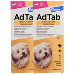 AdTab – Дъвчащи таблетки за кучета 2.5–5.5 кг