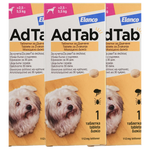 AdTab – Дъвчащи таблетки за кучета 2.5–5.5 кг