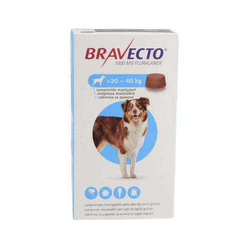 MSD - Bravecto таблетки за кучета 20–40 кг