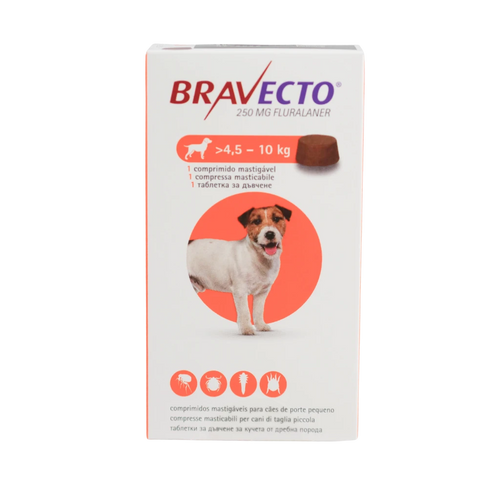 MSD - Bravecto таблетки за кучета 4.5–10 кг