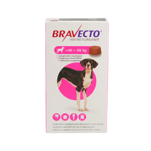 MSD - Bravecto таблетки за кучета 40–56 кг