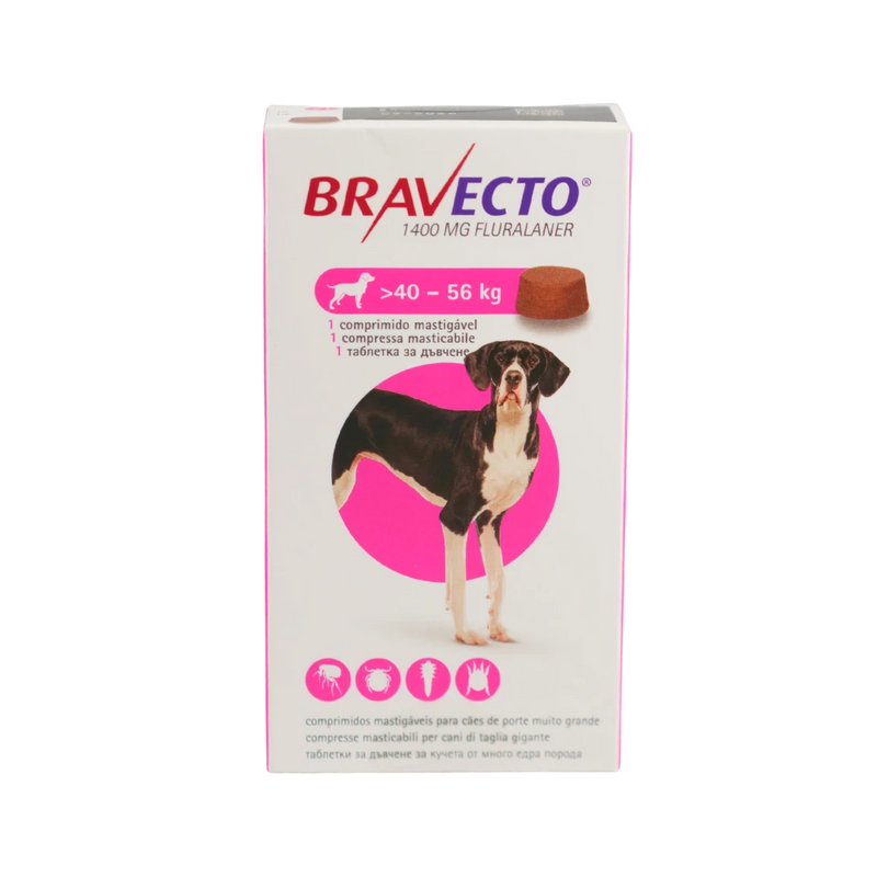 MSD - Bravecto таблетки за кучета 40–56 кг