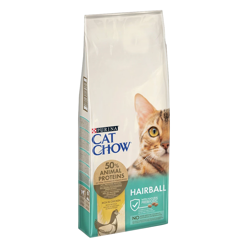 Purina Cat Chow Hairball Control with Naturium Chicken – Суха храна за котки