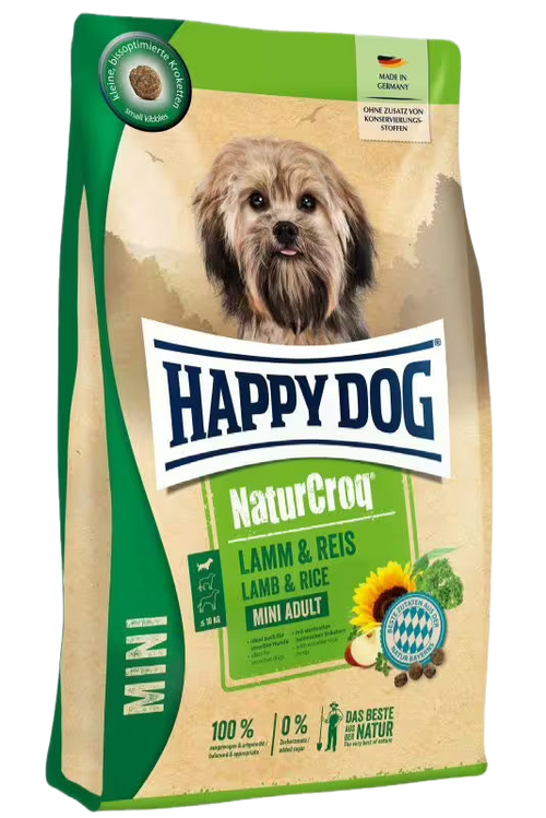 Happy Dog NaturCroq Mini Lamb & Rice – храна за дребни породи