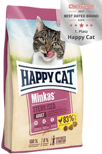 Happy Cat Minkas Sterilised Poultry - суха храна