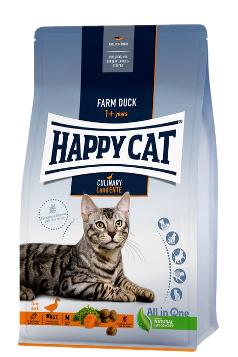 Happy Cat Culinary Adult Farm Duck - суха храна за възрастни котки