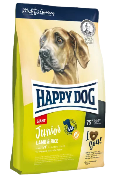 Happy Dog Junior Giant Lamb & Rice – храна за млади кучета