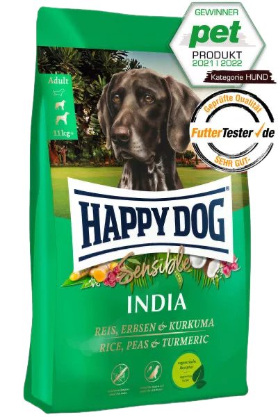 Happy Dog India – вегетарианска храна за чувствителни кучета