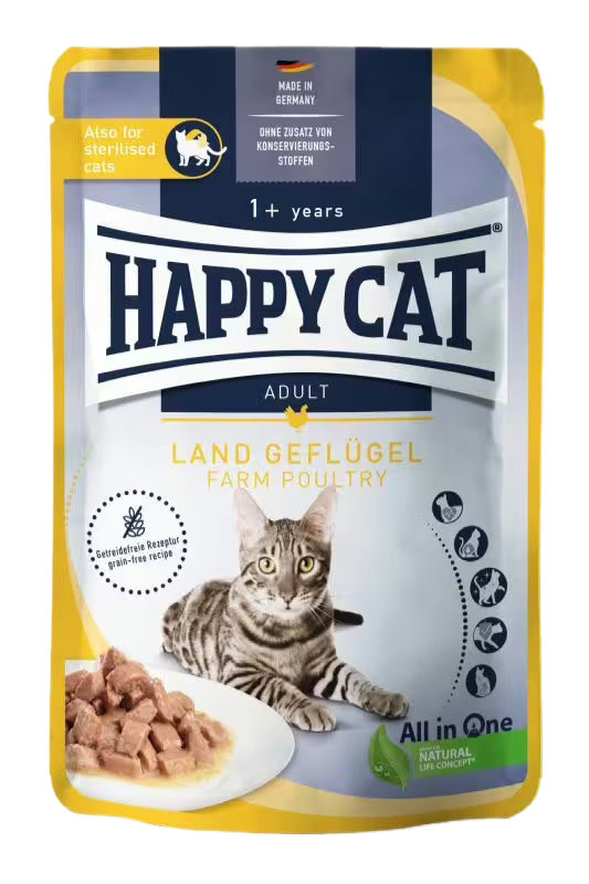 Happy Cat Culinary Farm Poultry - пауч за котки