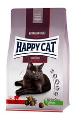 Happy Cat Sterilised Adult Bavarian Beef - суха храна