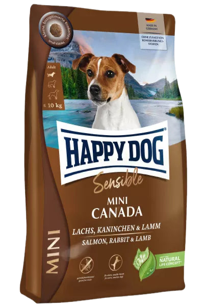 Happy Dog Mini Canada – храна за дребни активни кучета