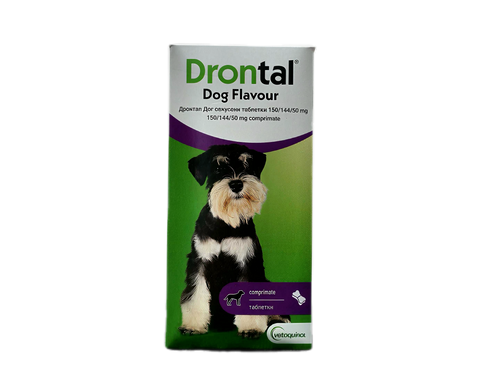 Drontal Plus - противопаразитни таблетки за кучета, 6 броя