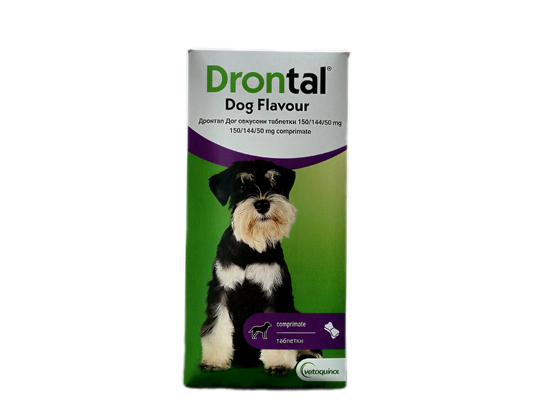 Drontal Plus - противопаразитни таблетки за кучета, 6 броя
