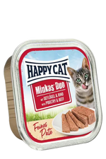 Happy Cat Minkas Duo Poultry & Beef - пастет за котки